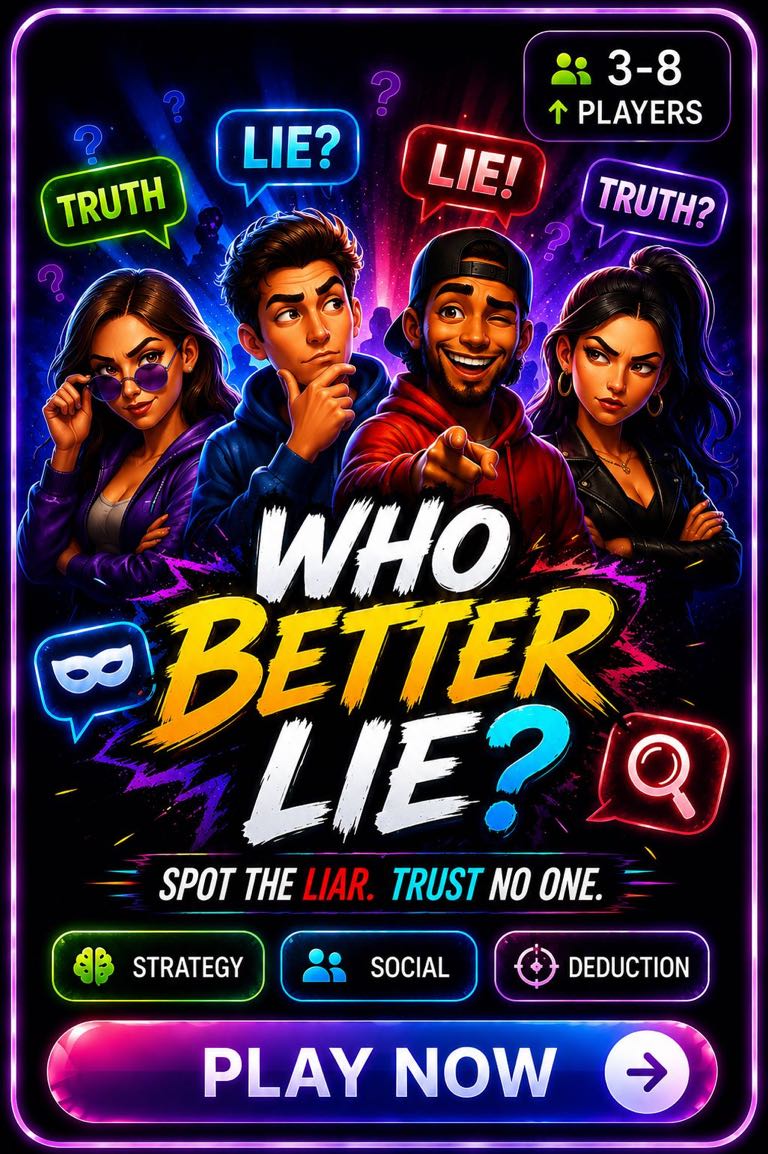 Who Better Lie game artwork
